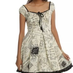 Harry Potter Maurderer's Map Dress Size M